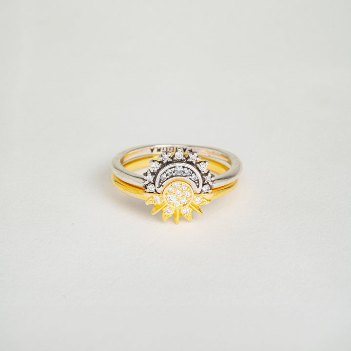 Celestial Harmony: Sun and Moon