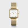 La Tétragone Watch Mesh, White, Gold Colour