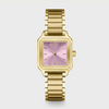 Gracieuse Petite Watch Steel, Mauve Pink, Gold Colour