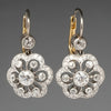 Vintage Mandala Crystal Earrings